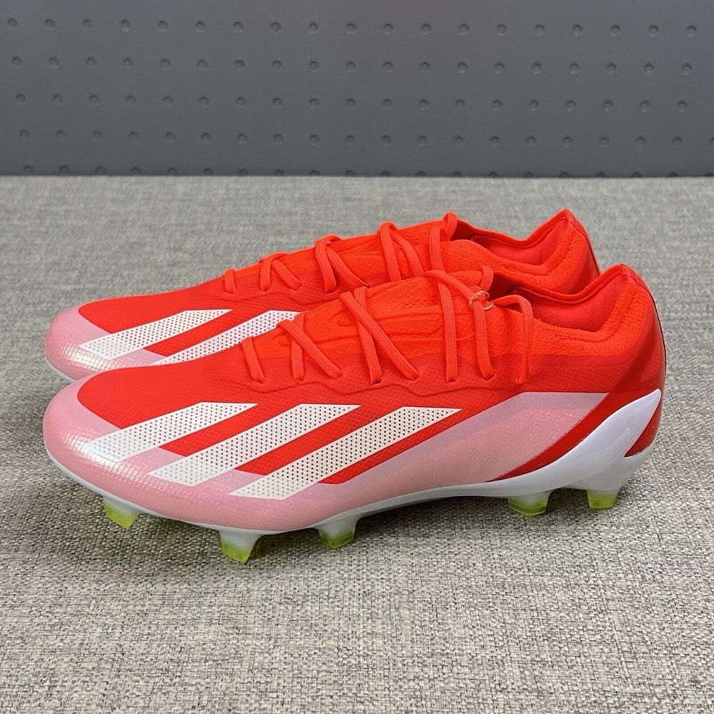 Adidas Soccer Cleats X CrazyFast Elite FG Solar Red IG0593 Mens 6.5 / Womens 7.5 - Picture 2 of 11